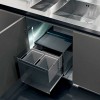 Cubo de Basura Box de Acero Inoxidable y PVC para Cocina