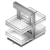 Extraible Articulado de Acero/Melamina para Mueble de Cocina