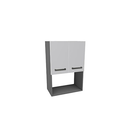 Mueble para microondas Use Blanco/Cemento