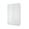 Persiana de 90 x 150 cm de PVC Blanco Brillo Z-Smartlift