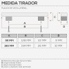 Tirador Metálico Blanco 2278 para Cocina