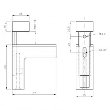Soportes para Estante (2 uds)