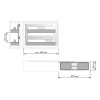 Estante Despensero Extraíble Nova Flat Lateral