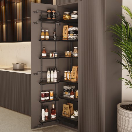 Columna Despensero Antracita Compact