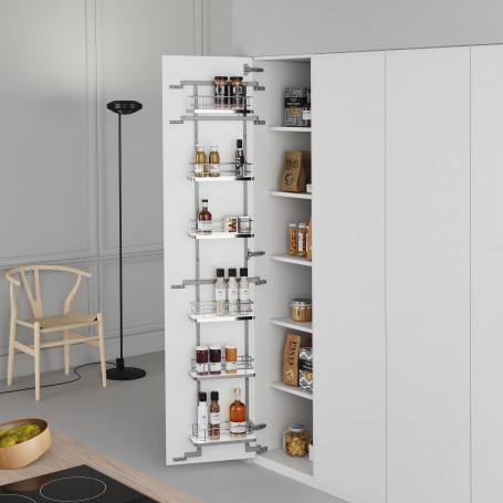 Estante Despensero Cromo Compact