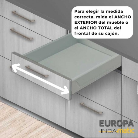 Cajón de PVC Gris Europa para Cocina