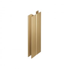 Multiángulo Oro Zócalo PVC Para Cocina