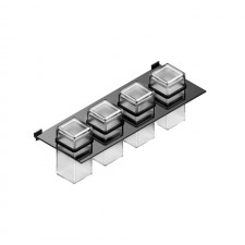 Linero Back - Porta especias con 4 botes en plástico
