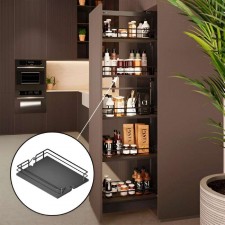 Cestillo para Columna Extraíble Antracita Compact