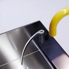 Porta Bayetas Curvo en Inox